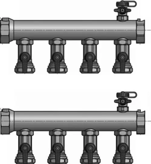 Wolf-Modularer-Soleverteiler-4-fach-bis-9kW-PE-32x2-9-Messing-2483893 gallery number 1